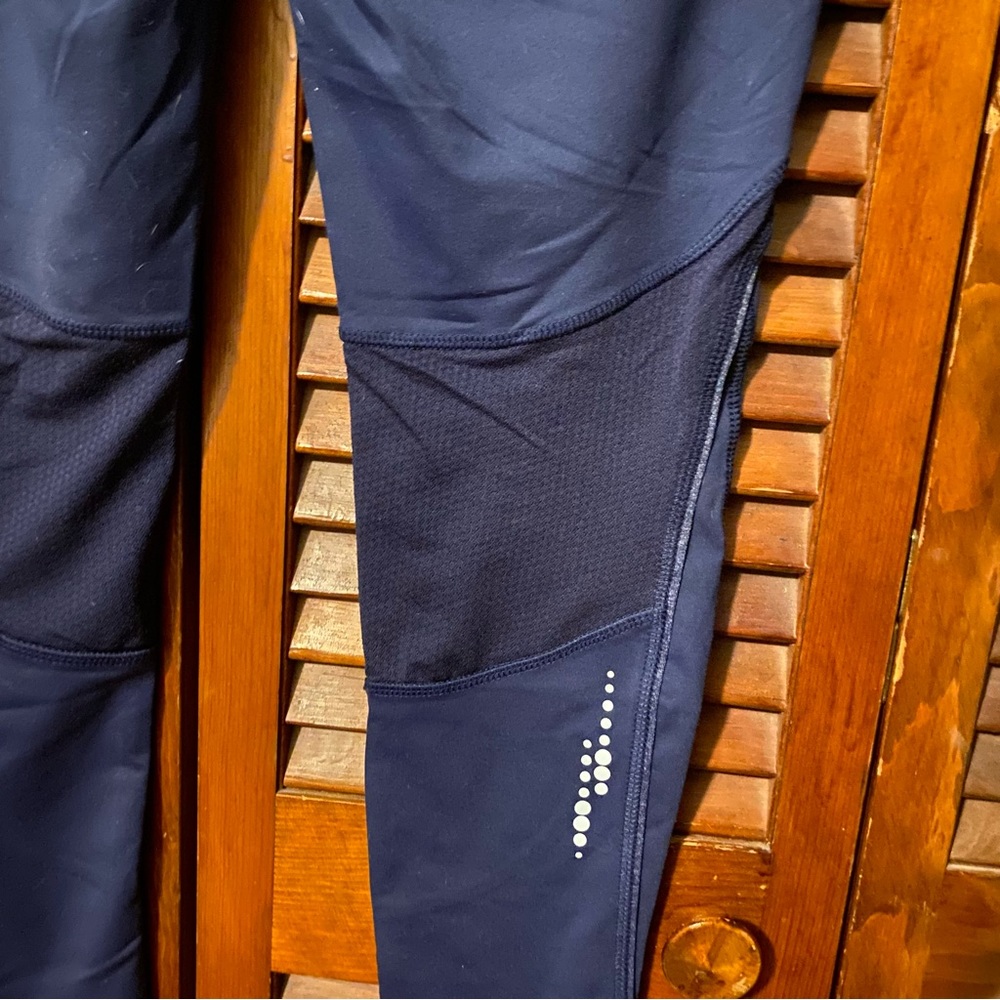 Avis Navy Full-Length Workout Leggings - Picture 4 of 6